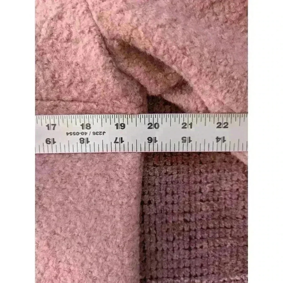 Kenneth Cole Women's Asymmetrical Bouclé Wool Blend Coat Size P. Small - Picture 12 of 14